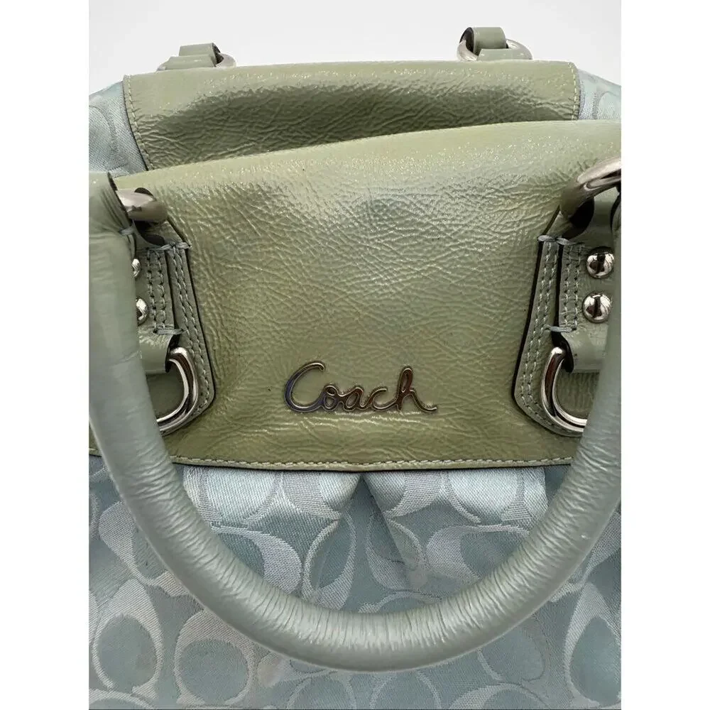 Coach Ashley Sateen Satchel Bag Rare Y2K
